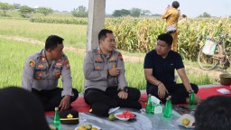Kapolres Nganjuk Jalin Sinergi dengan Forkopimcam dan Kades se-Kecamatan Baron untuk Perkuat Harkamtibmas dan “Desa Tangguh Pangan”