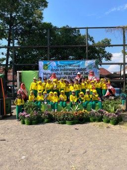 Sambut Milad ke 28, IGABA gelar senam massal di lapangan Flores Surabaya