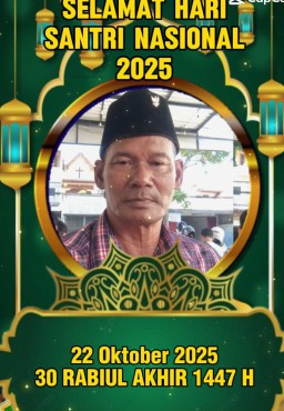 Wakil Pimpinan Redaksi Jatiminvestigasinews.id: Ucapkan Selamat Hari Santri Nasional 22 Oktober 2025