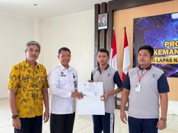 Tutup Program Pelatihan Kemandirian Pengelasan, Lapas Narkotika Pamekasan Siapkan Warga Binaan yang Siap Berdaya