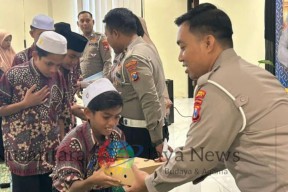 “Polantas Menyapa”, Satlantas Polrestabes Surabaya Gelar doa Bersama Anak Yatim Piatu, Tebar Kepedulian dan Keberkahan