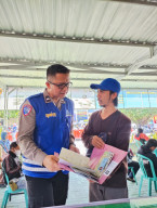 Layanan Wajib  Pajak Kini Lebih Dekat, Ramah, dan Cepat, Polantas Menyapa Hadir di Samsat Surabaya Barat