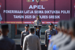 Latja Diktuk Bintara Polri 2025 di Polres Gresik Resmi Dibuka, 50 Siswa Siap Terjun Layani Masyarakat