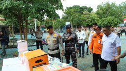 Apel Siaga Bencana, Polres Bangkalan Pastikan Kesiapan Personel dan Sarpras