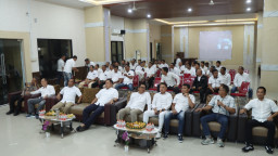Polres Nganjuk Gelar Nobar Virtual Tasyakuran Hari Pahlawan 2025