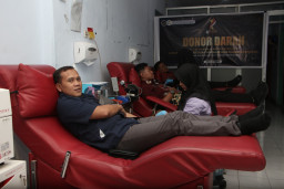 Peringati Hari Bakti Kemenimipas, Lapas I Madiun Gelar Aksi Donor Darah untuk Sesama
