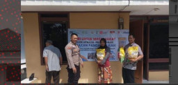 Polres Nganjuk Salurkan 5 Ton Beras SPHP Lewat Gerakan Pangan Murah di Tiga Kecamatan