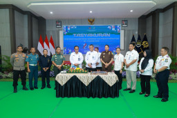 Satu Semangat Satu Pengabdian Untuk Bangsa, Kalapas I Madiun Hadiri Tasyakuran HUT Kemenimipas