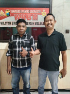 wartawan Jalin Silaturahmi Bersama Polsek Menganti Gresik