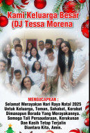 DJ Tessa Morena: Kami Bersama Keluarga Besar, Ucapkan Hari Natal dan Tahun Baru 2026