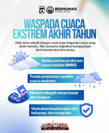 Polda Jatim Imbau Masyarakat Waspadai Cuaca Ekstrem Saat Libur Nataru
