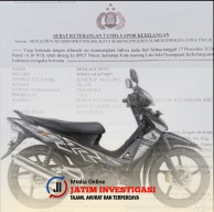 kehilangan Surat tanda kendaraan Bermotor