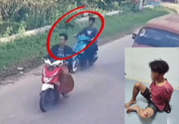 ‎Warga Ringkus Terduga Curanmor Usai Aksi Terekam CCTV, Polsek Omben Ambil Alih Penanganan ‎