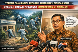 Kepala LRPPN-BI Surabaya Siswanto Klarifikasi Dugaan Kaburnya Enam Pasien Rehabilitasi 