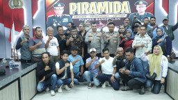 Perkuat Sinergitas Melalui Piramida Kapolres Bangkalan Ajak Awak Media Jaga Kamtibmas