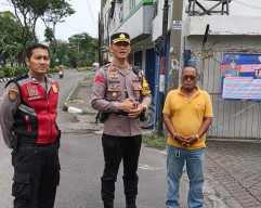 Kapolsek Bubutan Tinjau Lokasi Tawuran di Jalan Dupak, Imbau Remaja Patuhi Jam Malam