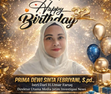 Hari Pers Nasional, Keluarga Besar Media Jatiminvestigasi Beri Ucapan Selamat Ultah Untuk Prima Dewi Sinta Febriyani 
