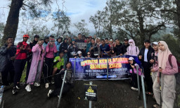 Polres Trenggalek Kampanyekan Operasi Keselamatan Semeru 2026 Dengan Muncak Bareng