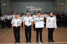 Menuju Birokrasi Bersih dan Melayani, Lapas I Madiun Laksanakan Penandatanganan Komitmen Bersama ZI dan Pakta Integritas
