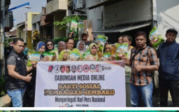 Momentum HPN 2026, Gabungan Media Online Gelar Baksos dan Kunjungi Rumah Duka Bayu Pangarso
