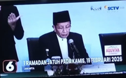 Pemerintah Tetapkan 1 Ramadhan 1447 H Jatuh pada Kamis, 19 Februari 2026