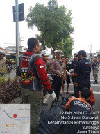 Pengendara Motor Tewas dalam Kecelakaan Tunggal di Sukomanunggal Surabaya