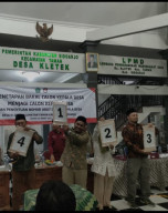 Simbol Kemenangan dan Keberkahan: H. Abd Mannan Resmi Raih Nomor Urut 1 dalam Pilkades Kletek 2026