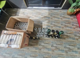 Polrestabes Surabaya Amankan Ratusan Liter Miras Ilegal di Lakarsantri