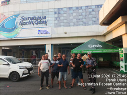 Grab Car Transportasi Arus Mudik Solusi Terbaik 2026 Bersama Komunitas 9 Naga di Pelabuhan Tanjung Perak