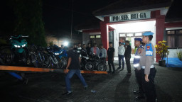 Polres Bangkalan Gelar KRYD Tingkatkan Kamtibmas Saat Ramadhan, 13 Motor Berhasil Diamankan
