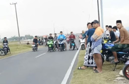 ‎Menjelang Takbiran, Balap Liar di Pangarengan Disiarkan Live, Polisi Disebut Tak Berani ‎