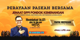 Perayaan Paskah di Pantai Mertasari Sanur Bali, Jemaat Pondok Kemenangan Bali Rayakan Kebangkitan Kristus