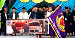 Tradisi Remoh Sandur Kian Solid, Pro Suramadu Serahkan Dua Unit Ambulans Gratis