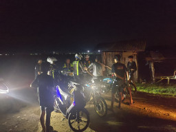 Satlantas Polres Sumenep Tertibkan Balap Liar di Jalur Bandara Trunojoyo, Puluhan Motor Diamankan