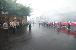 Polda Jatim Apresiasi Elemen Pekerja dan Mahasiswa,May Day di Jawa Timur Tertib dan Damai