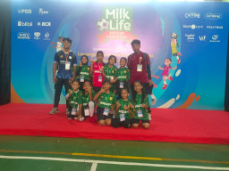 SDN Ketabang I Menang Tipis 3-2 atas SDN Banyu Urip III/364 di Ajang Milk Life U-10