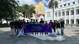 Apresiasi Penjaga Kenyamanan Kota Lama, Horison Arcadia Heritage Berbagi Makanan dan Ikut Aksi Bersih-Bersih