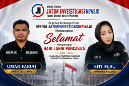 Direktur Utama dan Pimpinan Redaksi Jatiminvestigasinews.id Ucapkan Selamat Hari Lahir  Pancasila 2026