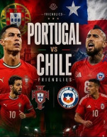 Portugal Taklukkan Chile 2-1 dalam Laga Uji Coba di Oeiras