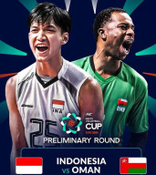Indonesia Kalahkan Oman 3-1 di AVC Men's Volleyball Cup India 2026