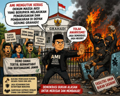 AMI Mengutuk Keras Tindakan Oknum Massa Aksi yang Berupaya Melakukan Pengrusakan dan Pembakaran Didepan Gedung Grahadi