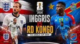 Inggris Singkirkan Kongo 2-1, Lolos ke Babak 16 Besar Piala Dunia FIFA 2026