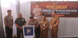 Kapolres  Probolinggo Resmikan Renovasi Polsek Bantaran dan Besuk,Tekankan Optimalisasi Pelayanan Publik