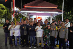 Kakorbinmas Baharkam Polri Tinjau Satkamling Rungkut Mapan Barat Surabaya, Apresiasi Sinergi 3 Pilar