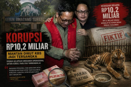 Mantan Dirut Kebun Binatang Surabaya Tersandung Kasus Korupsi Rp10,2 Miliar, Diduga Rugikan Negara dan Telantarkan Satwa