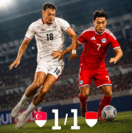 Singapura vs Indonesia Berakhir Imbang, Kedua Tim Berbagi Satu Poin di ASEAN Championship Hyundai Cup 2026