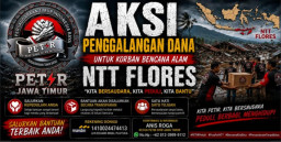 PETIR DPW Jawa Timur Galang Dana untuk Korban Bencana Flores, NTT