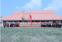 Hadiri MPLS Sekolah Rakyat Gresik, Kapolres AKBP Ramadhan Nasution Tegaskan Komitmen Polri Dukung Pendidikan Berkualitas