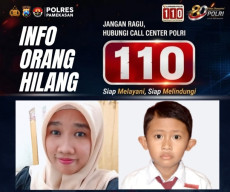 Ibu dan Anak Warga Desa Bettet Dilaporkan Hilang, Polisi Sebar Pamflet Pencarian