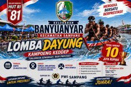 Semarak HUT Ke-81 RI, Lomba Dayung Siap Meriahkan Sungai Juklanteng Sampang